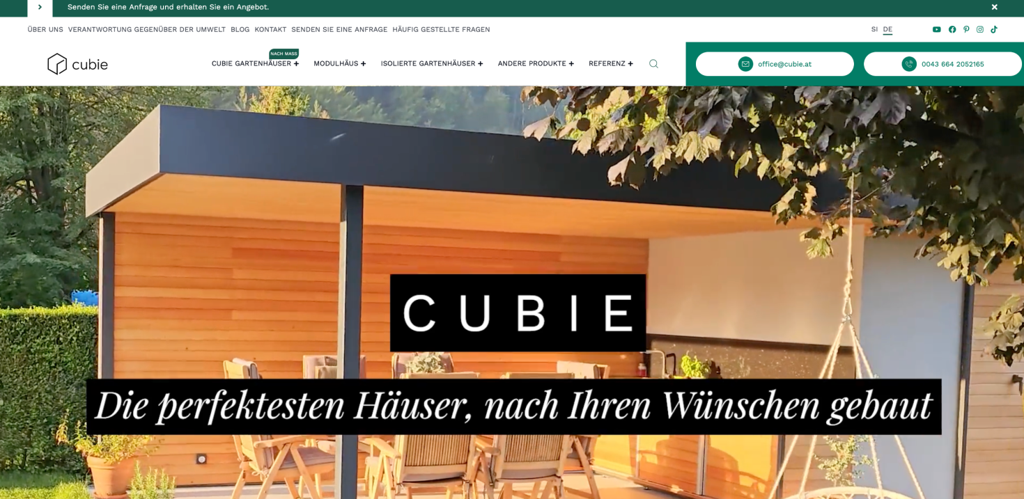 Cubie Gartenh&auml;user
